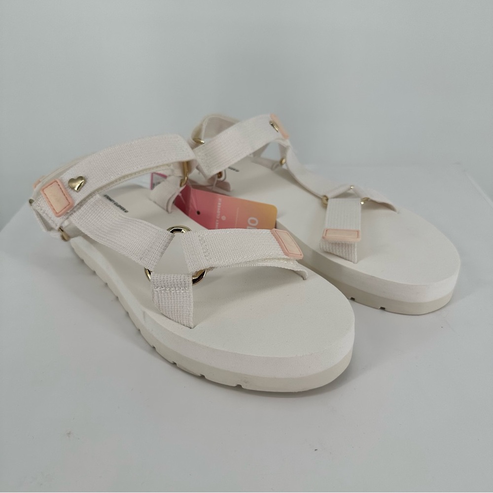 Stoney Clover Lane x Target White Strap Sandals size 10